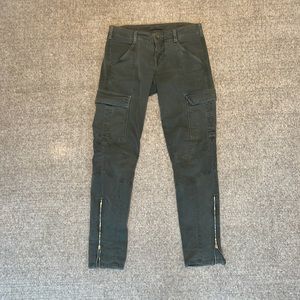 J brand zip ankle cargo pants